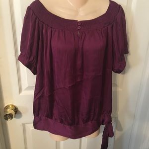 Purple blouse